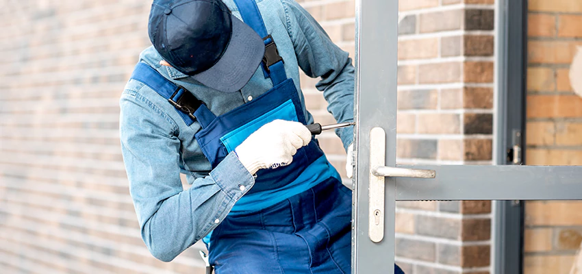 Pivot Storefront Door Locks Installation in Mentone, California