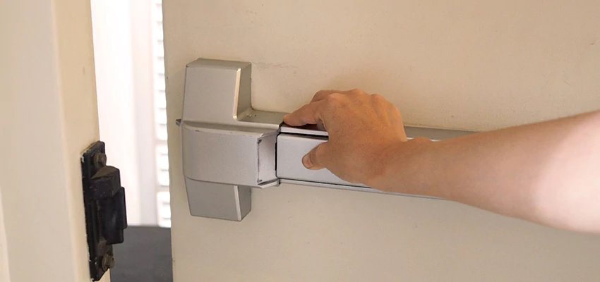 Roller Gate Panic Bar Installation in Mentone, California